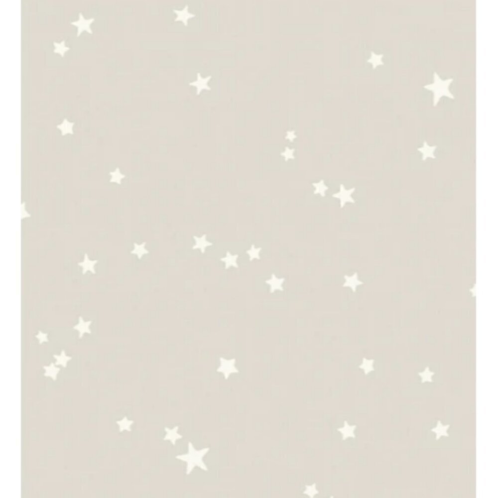 New Cole & Son Stars Wallpaper 103/3012 A044 Grey and White